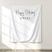Hintergrund des Minimalistischen neutralen Happy B Wandteppich