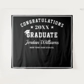 Hintergrund des modernen Fotos mit weißem Abschlus Wandteppich (Vorderseite (Horizontal))