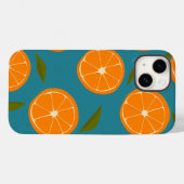 Hintergrund des Musters "Slice Orange" Case-Mate iPhone Hülle (Rückseite (Horizontal))