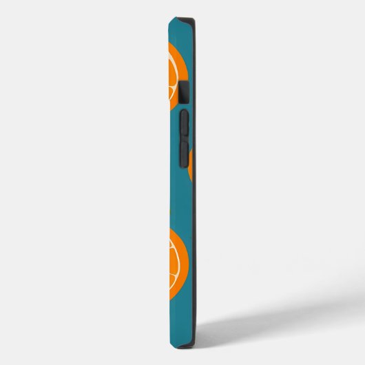 Hintergrund des Musters "Slice Orange" Case-Mate iPhone Hülle (Rückseite / Links)