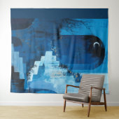 Hintergrund des nächtlichen Party, Links, Wandteppich (Beispiel (Horizontal))