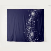 Hintergrund des nächtlichen Sky-Fotos Wandteppich (Vorderseite (Horizontal))