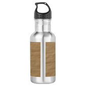 Hintergrund des natürlichen Tan Sandsteinbildes Trinkflasche (Rückseite)