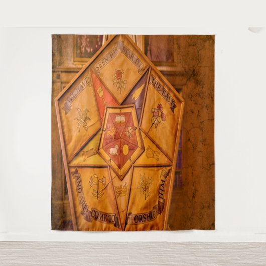 Hintergrund des Ostens Wandteppich (Vorderseite)