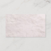 Hintergrund des Pädiaters White Fur Visitenkarte (Rückseite)