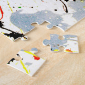 Hintergrund des Paint-Spritzers Puzzle (Seite)