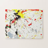 Hintergrund des Paint-Spritzers Puzzle (Horizontal)