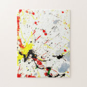 Hintergrund des Paint-Spritzers Puzzle (Vertikal)