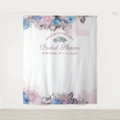 Hintergrund des Pariser Charm Brautparty Foto Prop Wandteppich (Vorderseite)