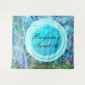 Hintergrund des Party des verzauberten Ozeanports- Wandteppich (Vorderseite (Horizontal))