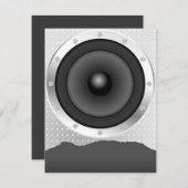 Hintergrund des Party Einladung (Vorne/Hinten)