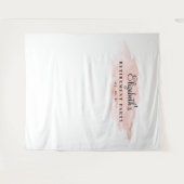 Hintergrund des Party für die Blush-Altersvorsorge Wandteppich (Vorderseite (Horizontal))