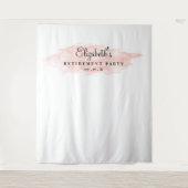 Hintergrund des Party für die Blush-Altersvorsorge Wandteppich (Vorderseite)