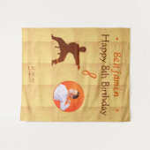 Hintergrund des Party für Kampfkunst Karate Wandteppich (Vorderseite (Horizontal))