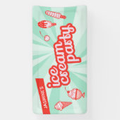 Hintergrund des Party für Personalisierte Eiscreme Banner (Vertikal)