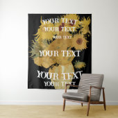 Hintergrund des Party Geben Sie Ihren Text ein Wandteppich (Beispiel)