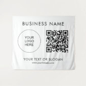 Hintergrund des Party im QR-Code-Event-Seminar Wandteppich (Vorderseite (Horizontal))