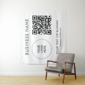 Hintergrund des Party im QR-Code-Event-Seminar Wandteppich (Beispiel)