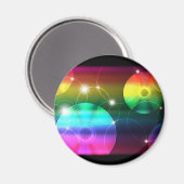 Hintergrund des Party Magnet (Vorderseite/Rückseite)