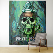 Hintergrund des Party Pirate Wandteppich (Beispiel)