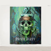 Hintergrund des Party Pirate Wandteppich (Vorderseite)