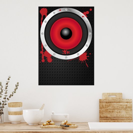 Hintergrund des Party Poster (Küche)