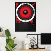 Hintergrund des Party Poster (Heimbüro)