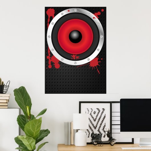 Hintergrund des Party Poster (Heimbüro)