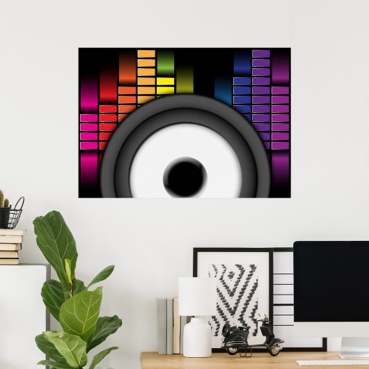 Hintergrund des Party Poster (Heimbüro)