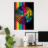 Hintergrund des Party Poster (Heimbüro)