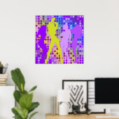 Hintergrund des Party Poster (Heimbüro)