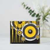 Hintergrund des Party Postkarte (Stehend Vorderseite)