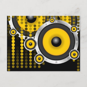 Hintergrund des Party Postkarte