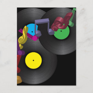 Hintergrund des Party Postkarte