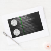 Hintergrund des Party Rechteckiger Aufkleber (Umschlag)