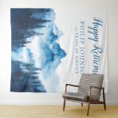 Hintergrund des Party Wasserfarbengebirge Wandteppich (Beispiel (Horizontal))