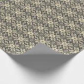 Hintergrund des Pasifika Tapa Cloud Geschenkpapier (Ecke)