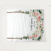 Hintergrund des pastellfarbenen rosa Brautparty Fo Wandteppich (Vorderseite (Horizontal))