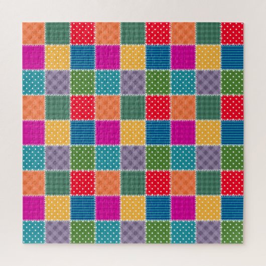 Hintergrund des Patches: Verschiedenes Muster Mix Puzzle (Vertikal)