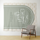Hintergrund des personalisierten Fotos Glückwunsch Wandteppich (Beispiel (Horizontal))