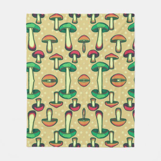 Hintergrund des Pilzes Fleecedecke (Vorderseite)