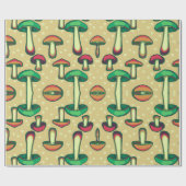 Hintergrund des Pilzes Geschenkpapier (Flach)