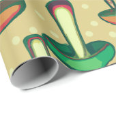 Hintergrund des Pilzes Geschenkpapier (Rolleneckpunkt)
