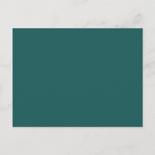 Hintergrund des Pine Green Forest Solid Trend Postkarte (Vorderseite)