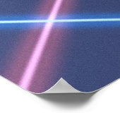 Hintergrund des Porträts der Laserstrahl-Schule Poster (Ecke)