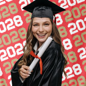 Hintergrund des Red and Bronze Gold Abschlusses Wandteppich