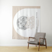 Hintergrund des Retro-Brautparty-Balls Wandteppich (Beispiel)