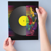 Hintergrund des Retro-Party Flyer (Hand)