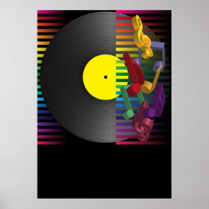 Hintergrund des Retro-Party Poster