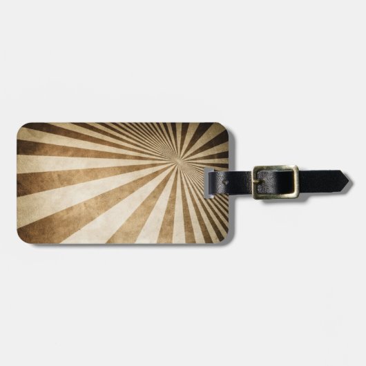 Hintergrund des Retro-Strips Gepäckanhänger (Vorderseite horizontal)